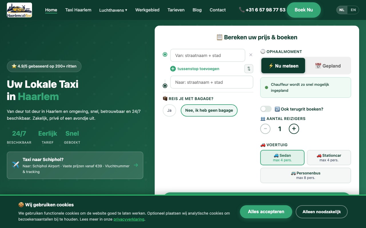 HaarlemCab Taxi: Taxi & vervoer